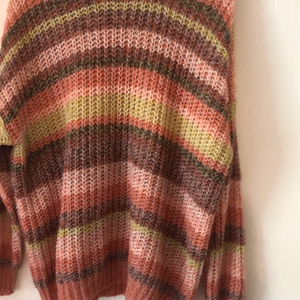 Women’s Fall Warm Multi Colored Striped American … - image 7
